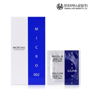 마이크로002 울트라씬 (8p) 맨살 콘돔의 선두주자! 한국라텍스의 초박형 콘돔